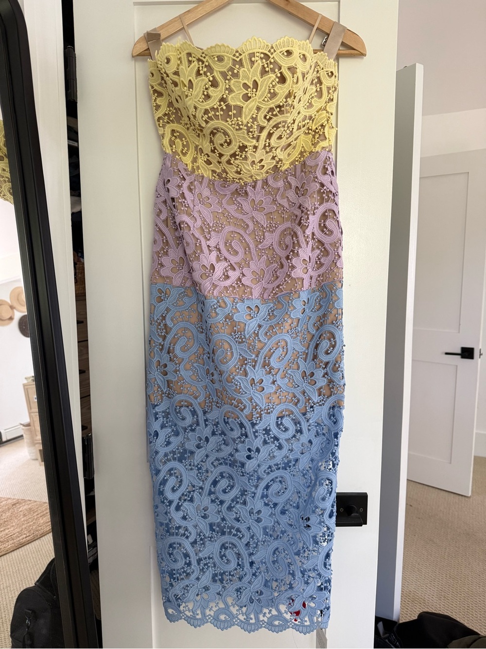 NWT Milly Kait Multicolor Lace Dress - Picture 3 of 5